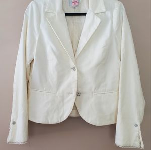 Velvet blazer sz L